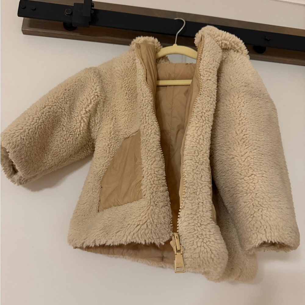 Cozy Cream Zara Jacket with Hood